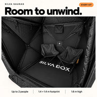 Room to unwind — two-person interior